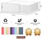 Gift Boxes with Lids, 11.5x7.8x3 In White Gift Box for Presents Magnetic Closure for T-Shirts, Gloves, Scarves, Books, Baby Clothes, Robes Clothing Gift Wrap, Contains Card, Ribbon